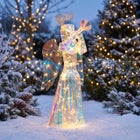 39"H Pre-lit Prismatic Angel image number 0