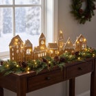 Pre-lit Folding Gingerbread House, Set of 2 image number 0