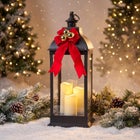 24"H Pre-lit Candle lantern image number 2
