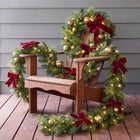 24" Pre-lit Jingle All the Way Wreath image number 9