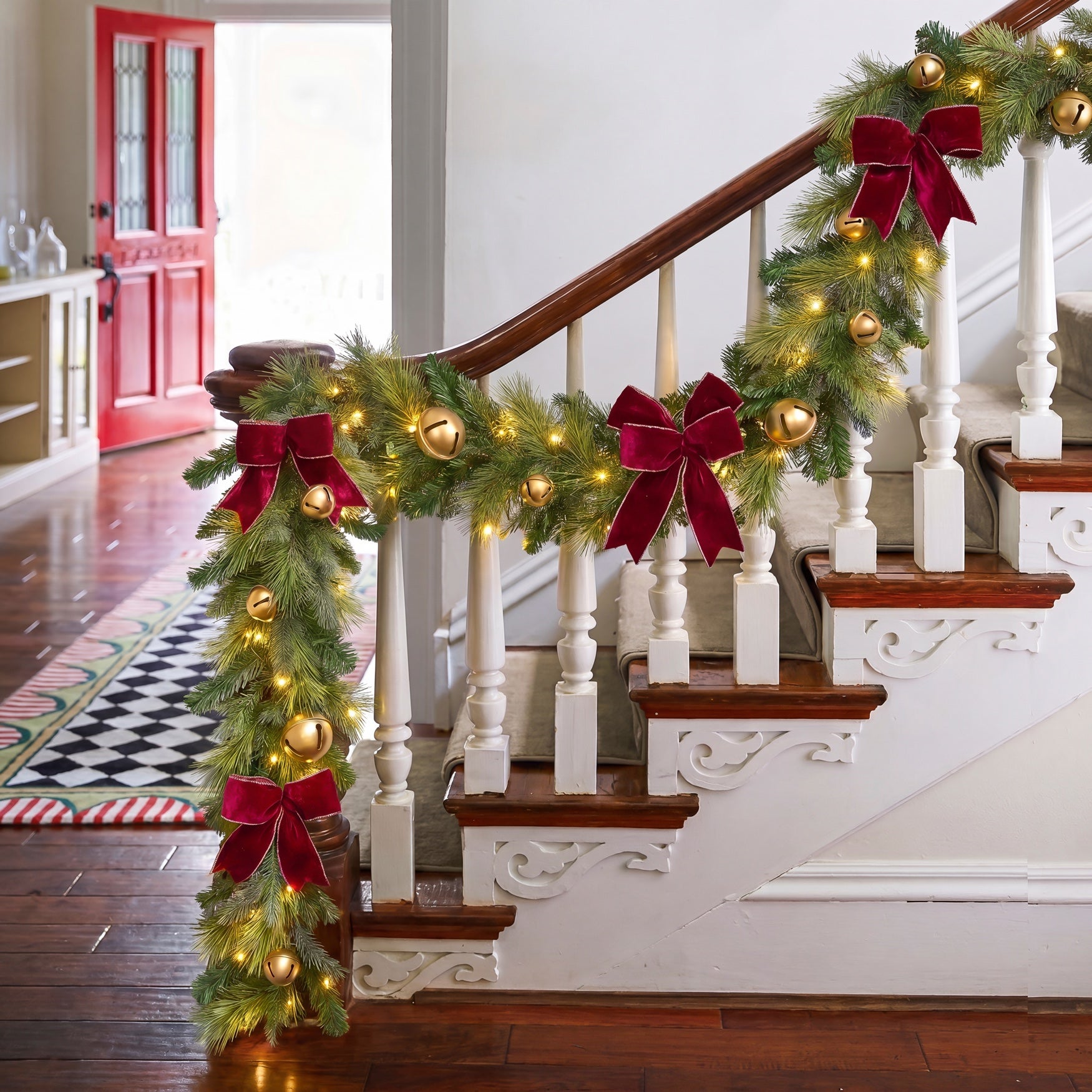 6 Ft. Pre-lit Jingle All the Way Garland image number 3