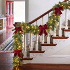 6 Ft. Pre-lit Jingle All the Way Garland image number 3