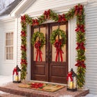 Double the Cheer Pre-lit Wreaths, Set of 2 image number 3