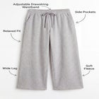 Drawstring-Waist Wide-Leg Fleece Sweatpant image number 1