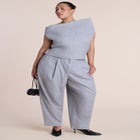 Mid-Rise Tapered-Leg Trouser image number 1