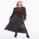 Seamed Chiffon Maxi Skirt image number 1