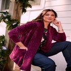 Chenille Shawl Collar Cardigan image number 0