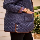 Diamond Quilted Barn Coat image number 1