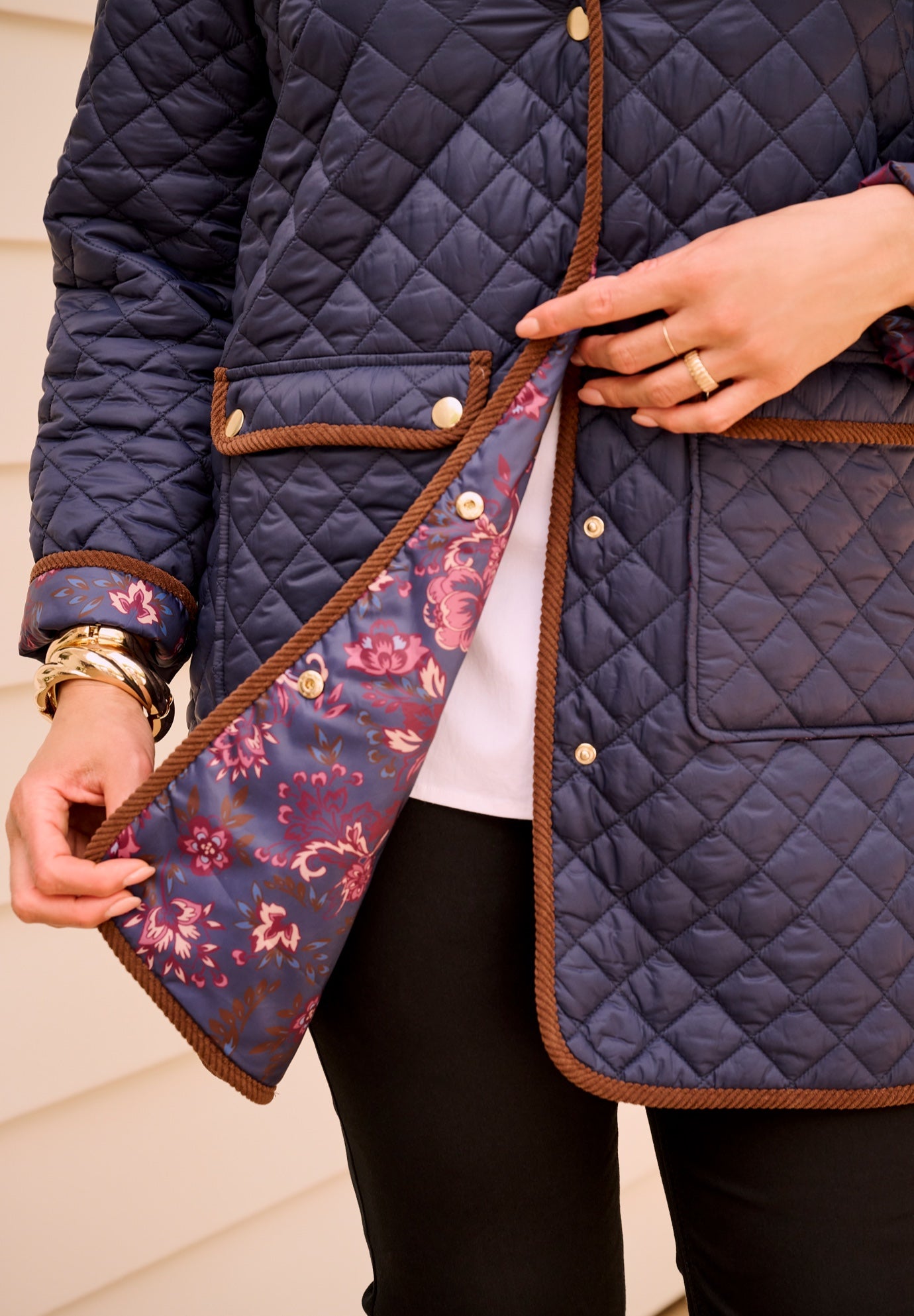 Diamond Quilted Barn Coat image number 2