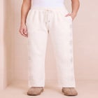 Plus Size Fleece Straight-Leg Embellished Sweatpants image number 0