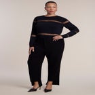 Step Hem High-Waist Trouser image number 0