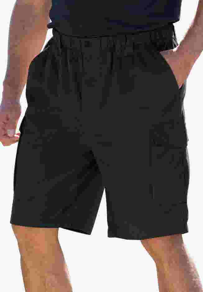 Renegade 9" Full Elastic Waist Cargo Shorts image number 0