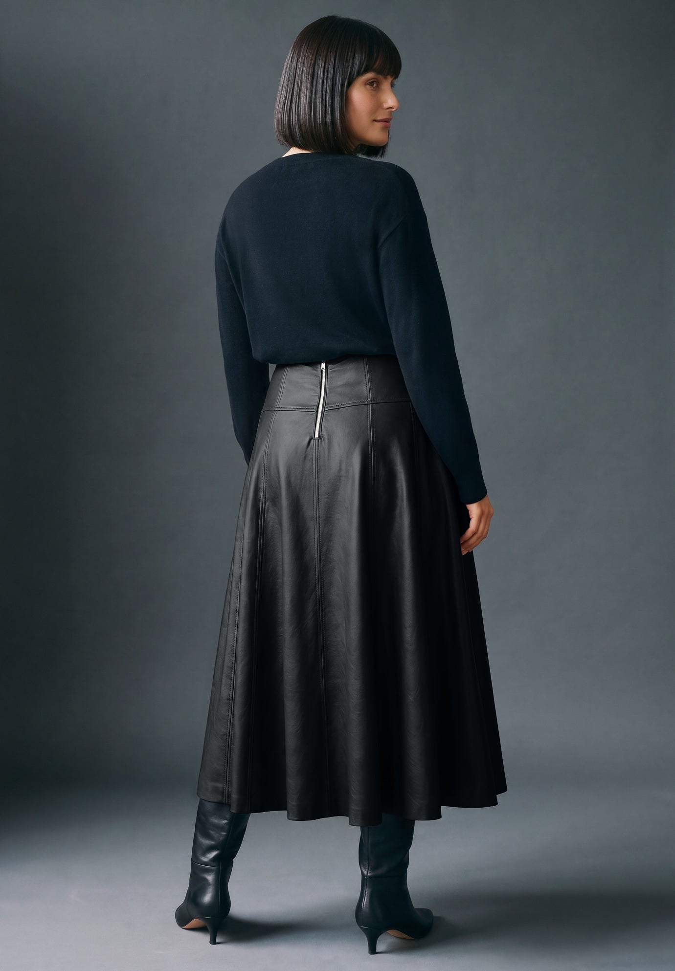 Faux Leather Skirt image number 1