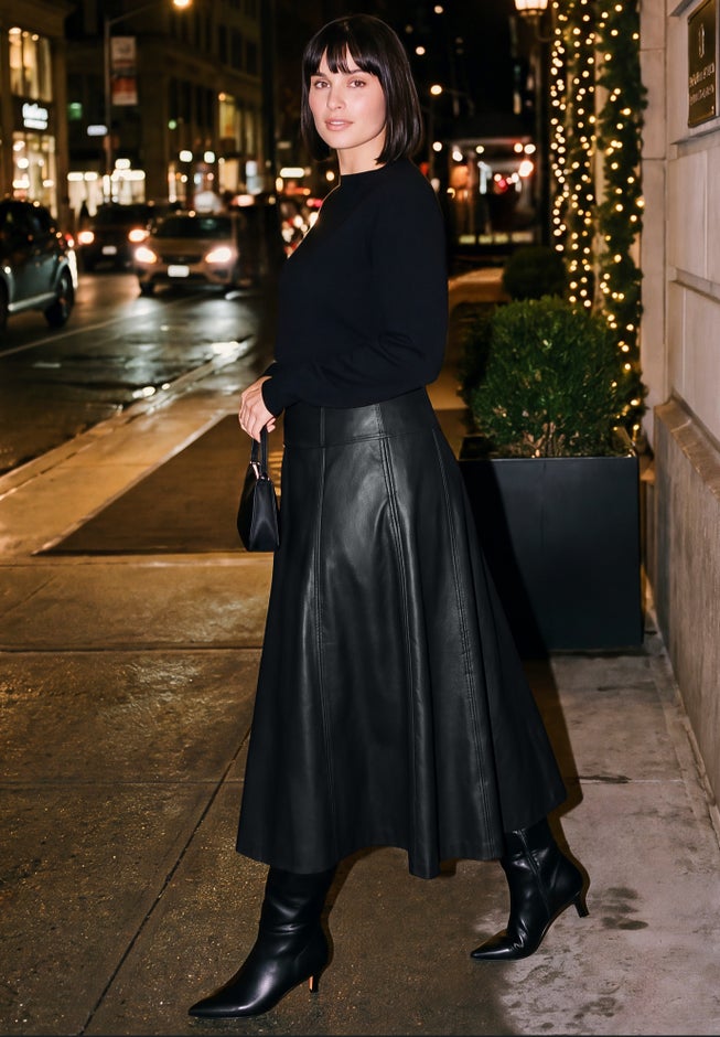 Faux Leather Skirt image number 2