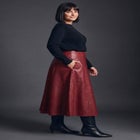 Faux Leather Skirt image number 3