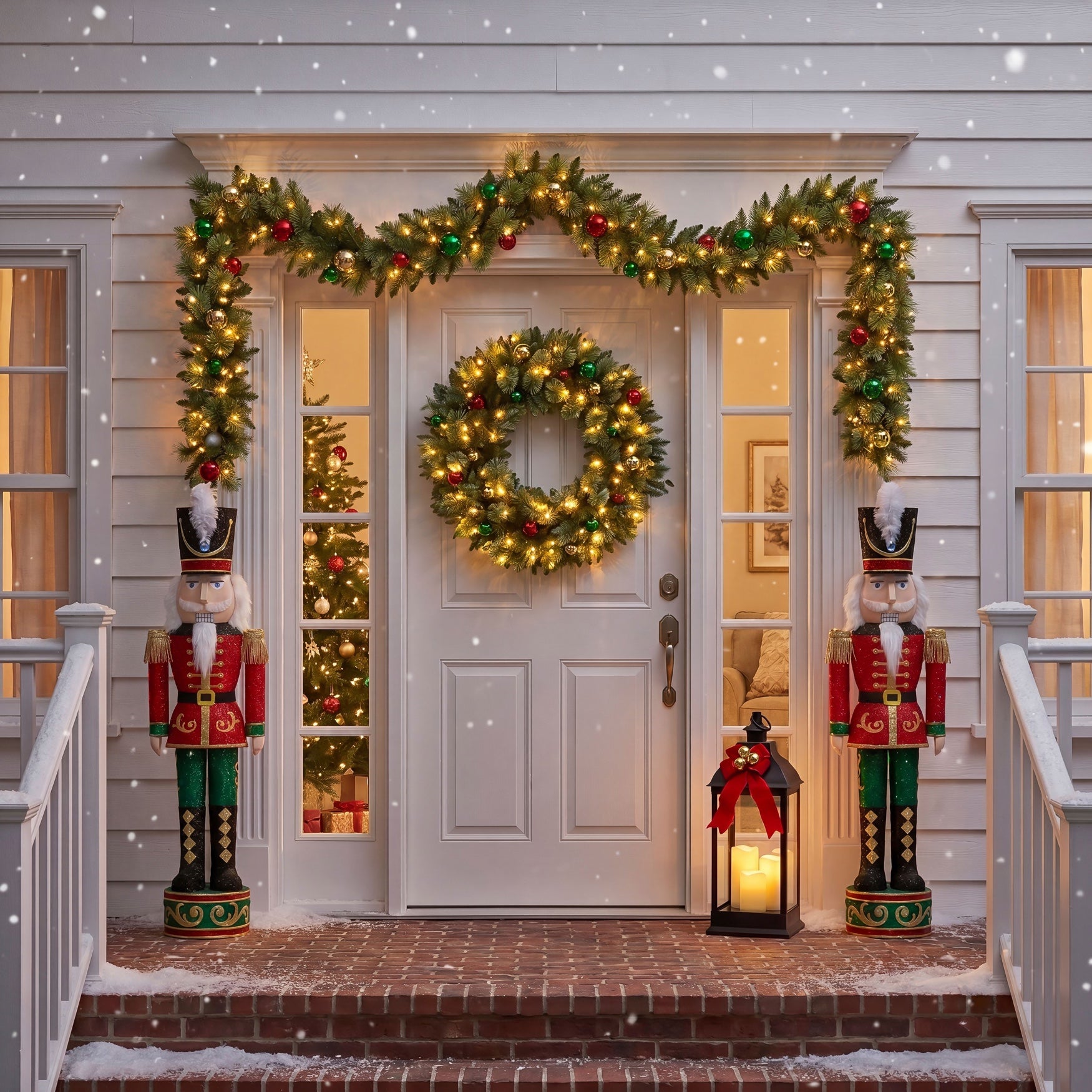Oversized 48" Diam Pre-lit Pre-decorated Wreath image number 7