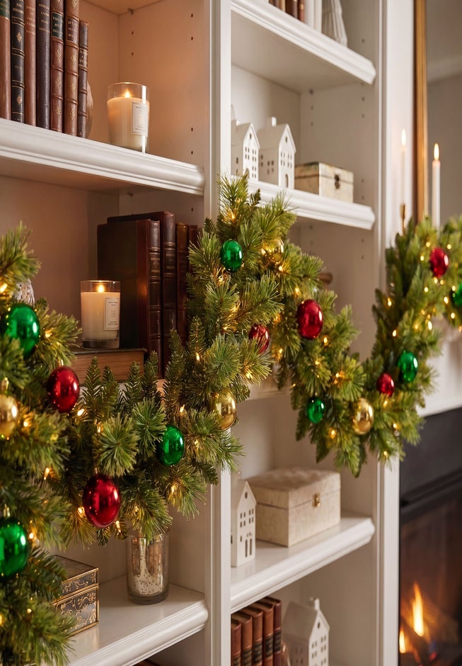 9 Ft. Pre-lit Decorated Garland image number 5