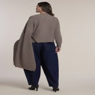 Asymmetrical Cape Sleeve Sweater image number 2