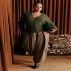 Pleat-Detail Tailored Barrel Pant image number 0