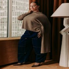 High-Rise Pocket Barrel Jean image number 0