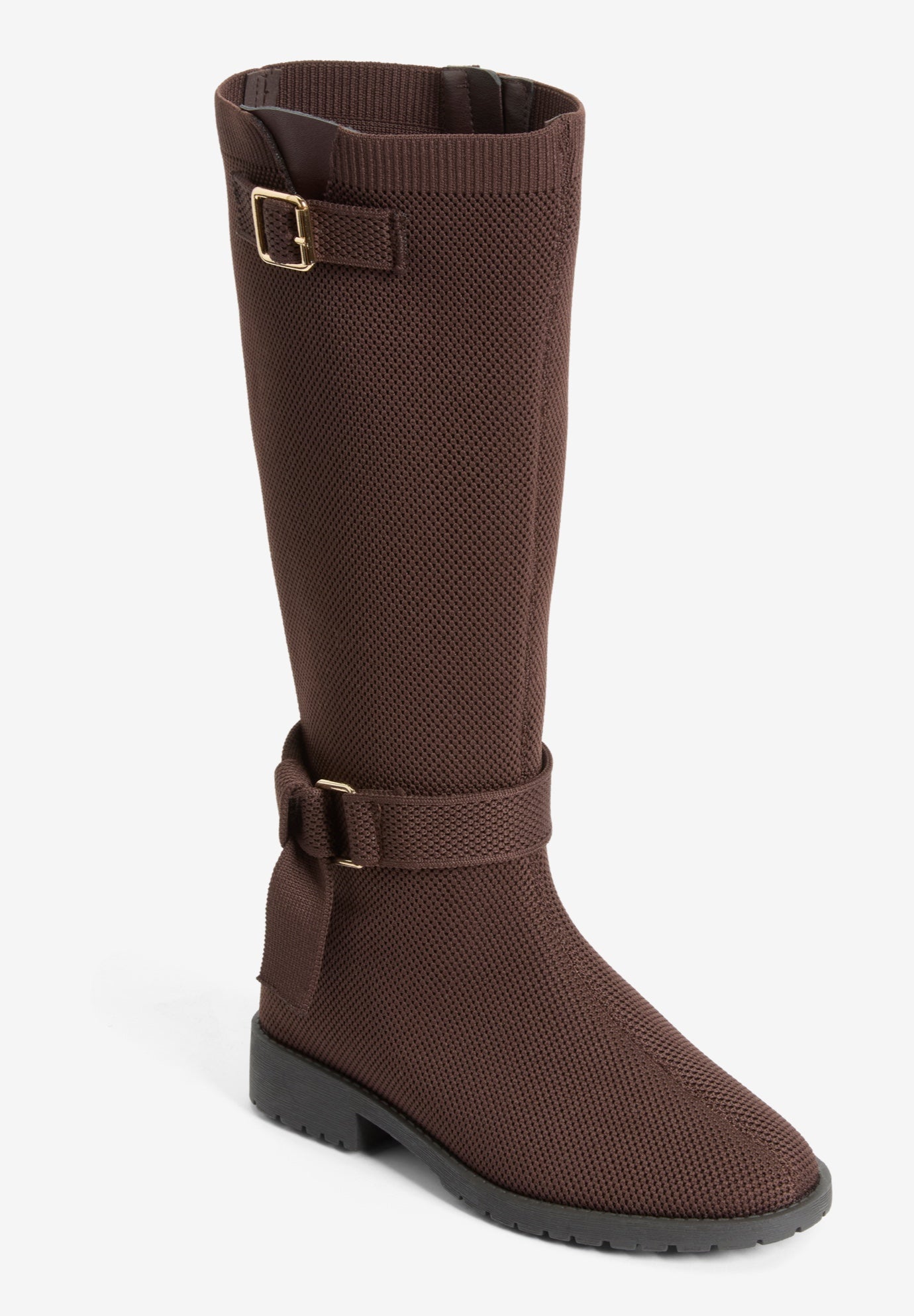 The Geraldine Stretch Wide Calf Boot image number 0