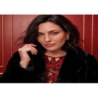 Plus Size Faux Fur Long Notch Lapel Coat image number 2