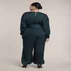Satin Belted Balloon Jumpsuit image number 2