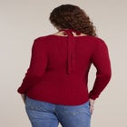 Layered Halter Neck Sweater image number 1
