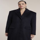 Wool-Blend Hourglass Long Coat image number 2