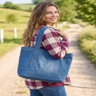 Denim Tote image number null