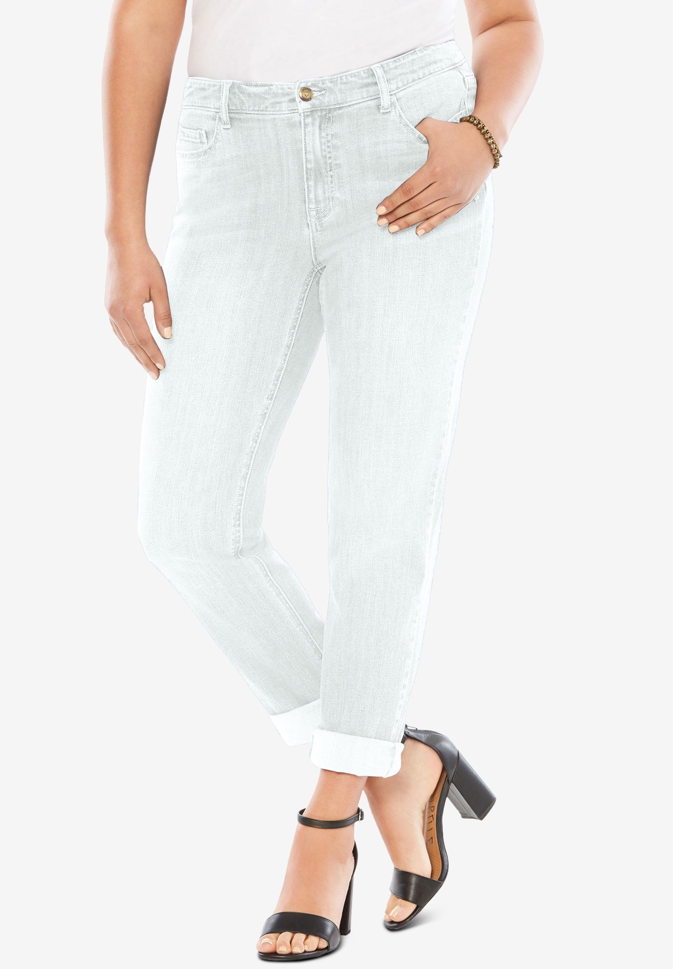 Plus Size 24/7 Stretch Boyfriend Jean image number 0