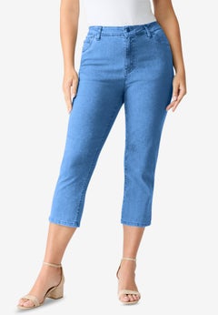 Plus Size 24/7 Stretch Capri Jean