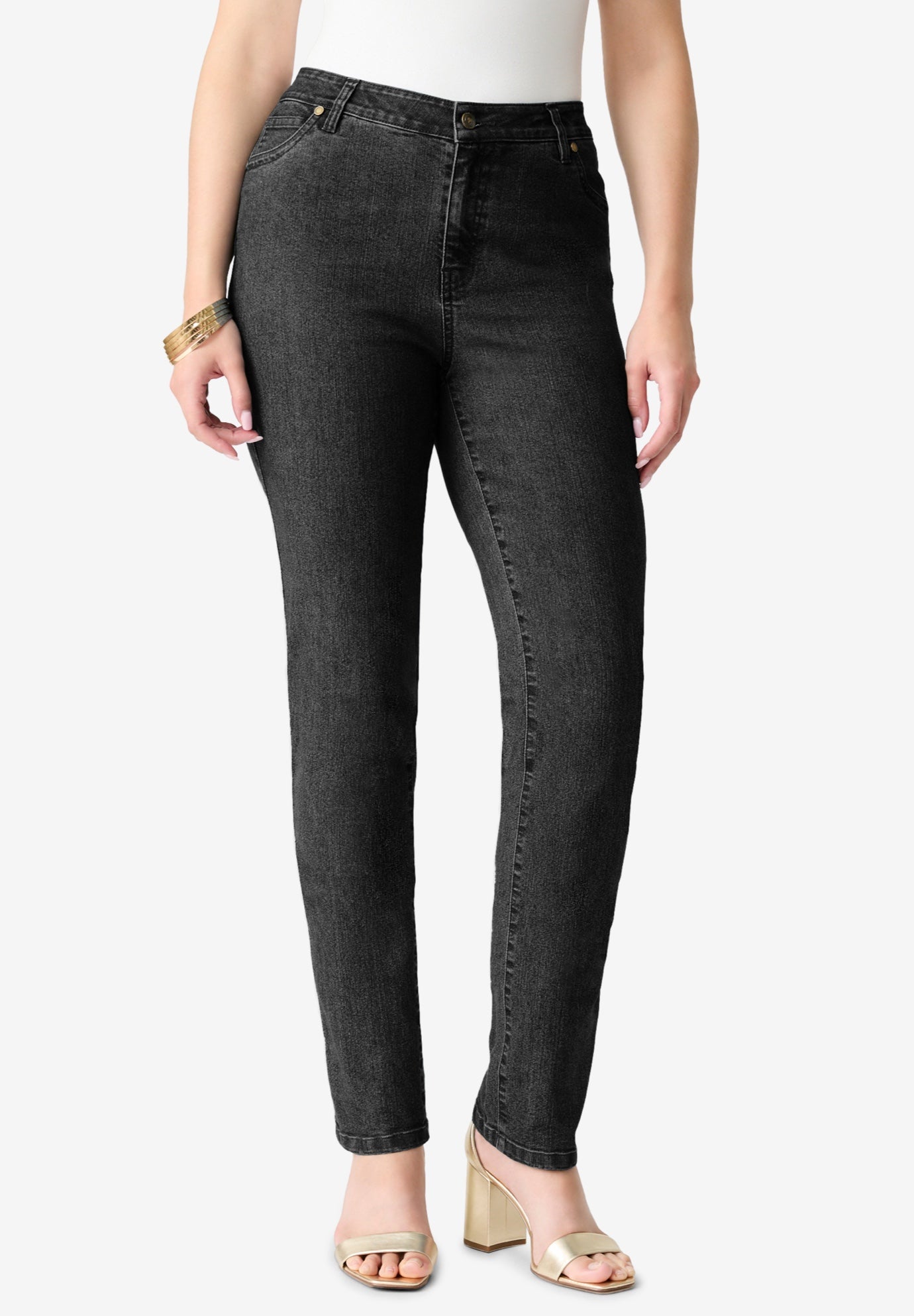 Plus Size 24/7 Stretch Straight Leg Jean image number 0