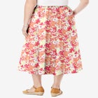 Linen-Blend Skirt image number null