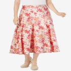 Linen-Blend Skirt image number null