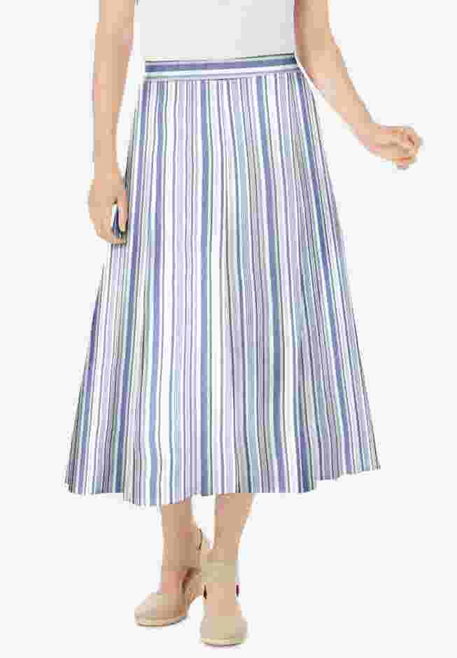 Linen-Blend Skirt image number 0