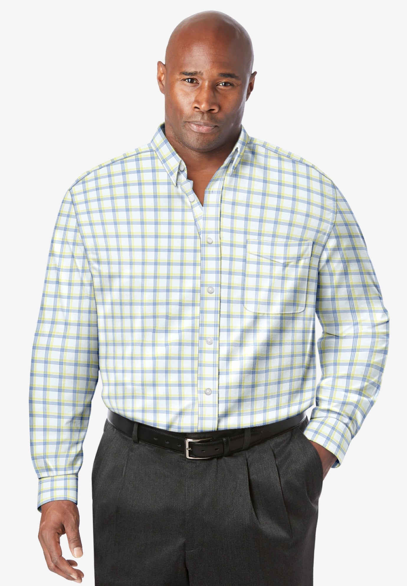 Long-Sleeve Wrinkle-Free Everyday Oxford image number 0