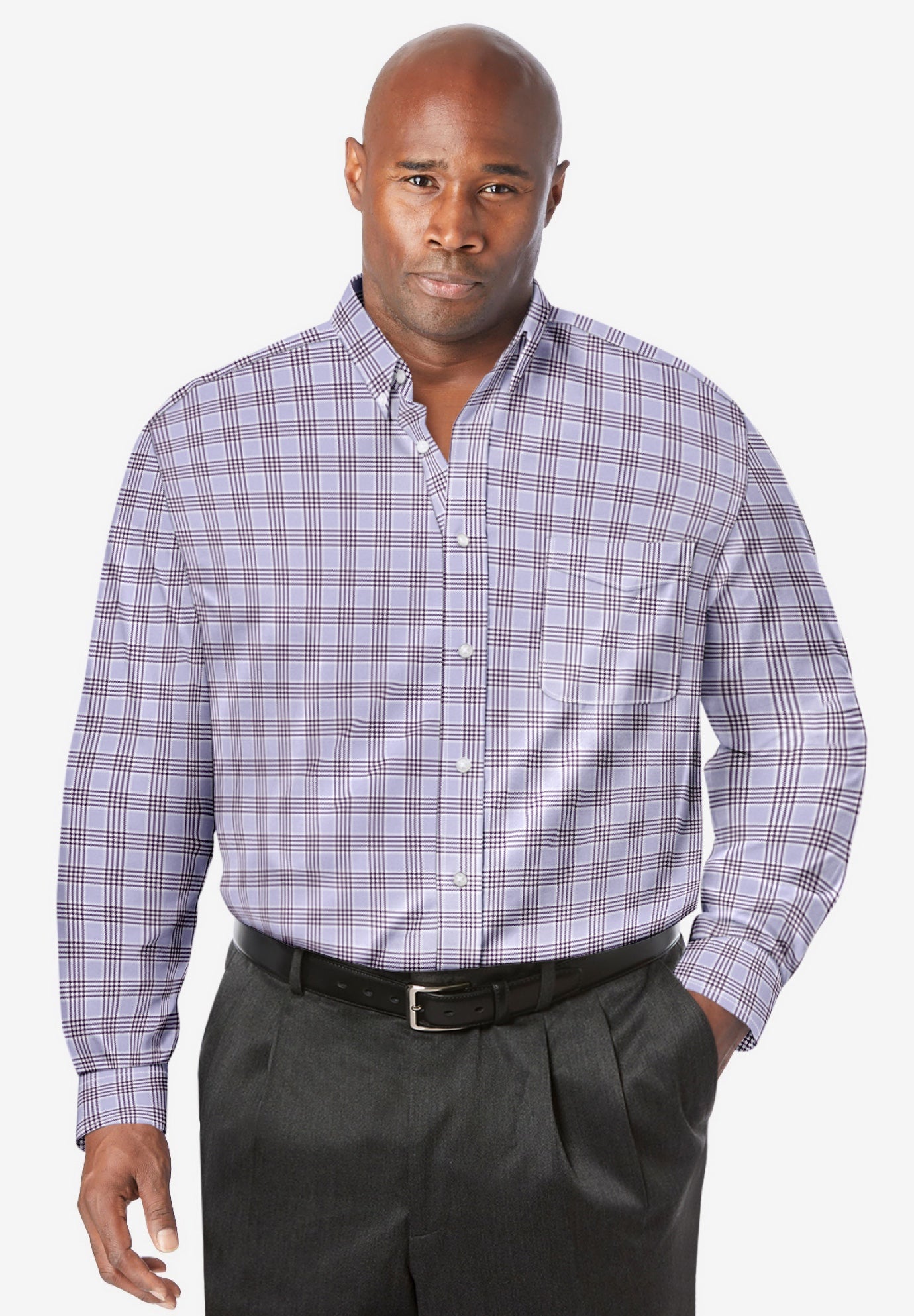 Long-Sleeve Wrinkle-Free Everyday Oxford image number 0