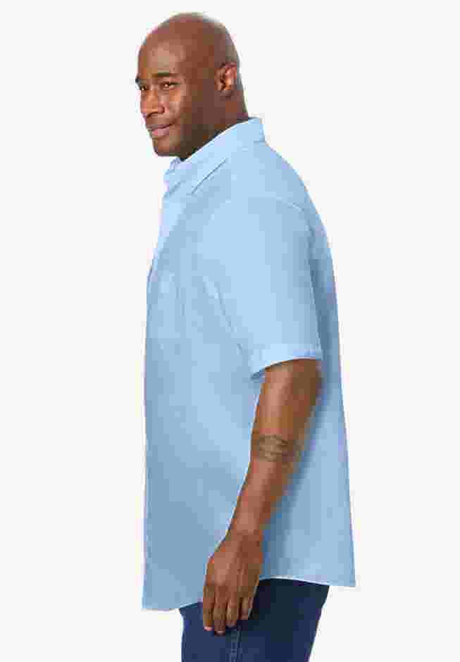 Wrinkle-Free Short-Sleeve Oxford Dress Shirt image number 2