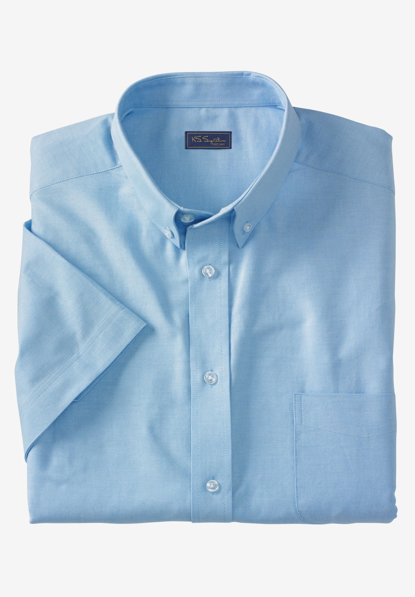 Short-Sleeve Wrinkle-Free Everyday Oxford image number 0