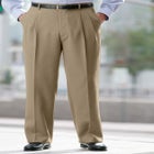 No Hassle Classic Fit Expandable Waist Double-Pleat Dress Pants image number null