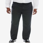 KS Signature No Hassle Classic Fit Expandable Waist Plain Front Dress Pants image number null