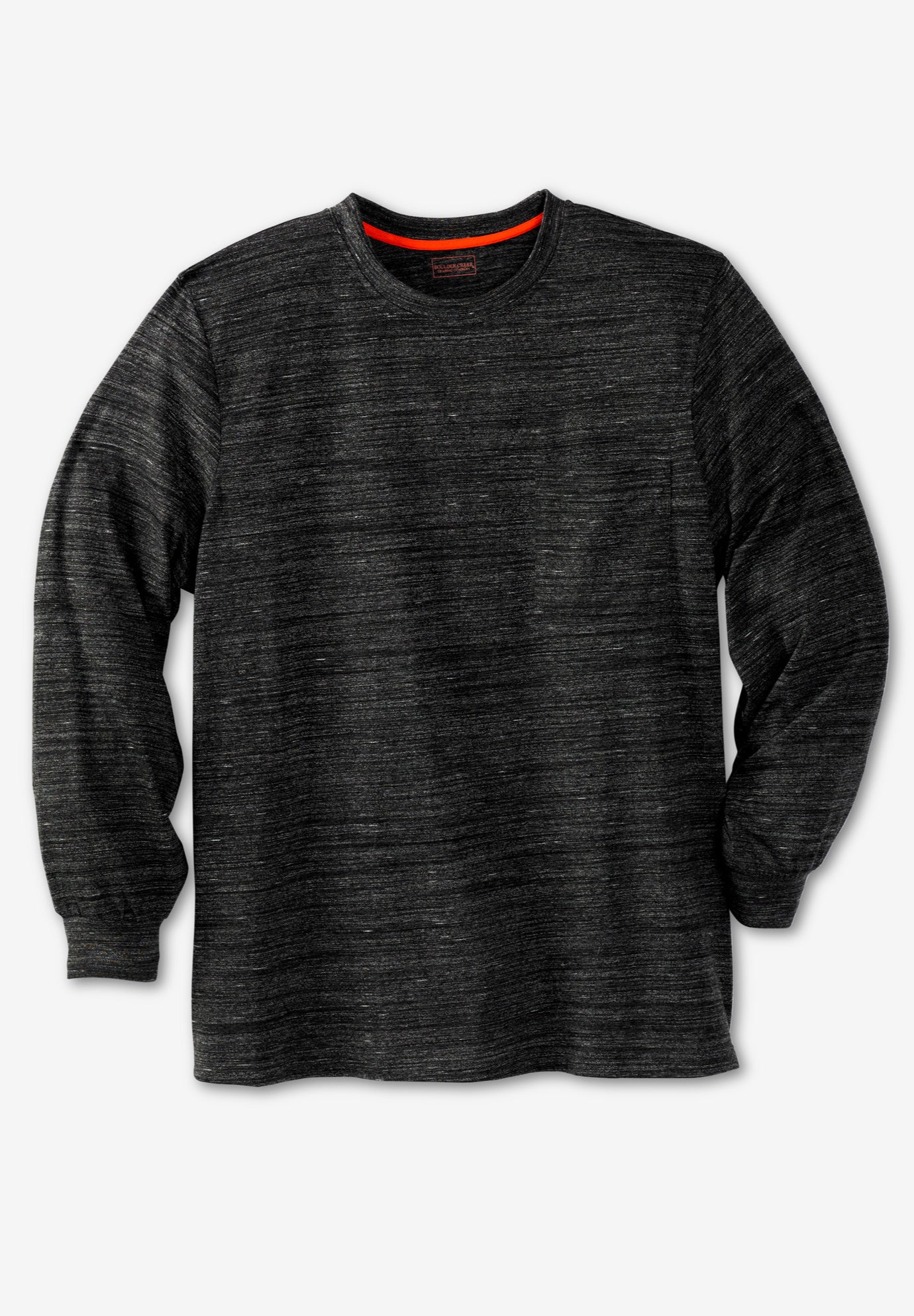 Heavyweight Crewneck Long-Sleeve Pocket T-Shirt image number 0