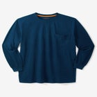 Heavyweight Crewneck Long-Sleeve Pocket T-Shirt image number null