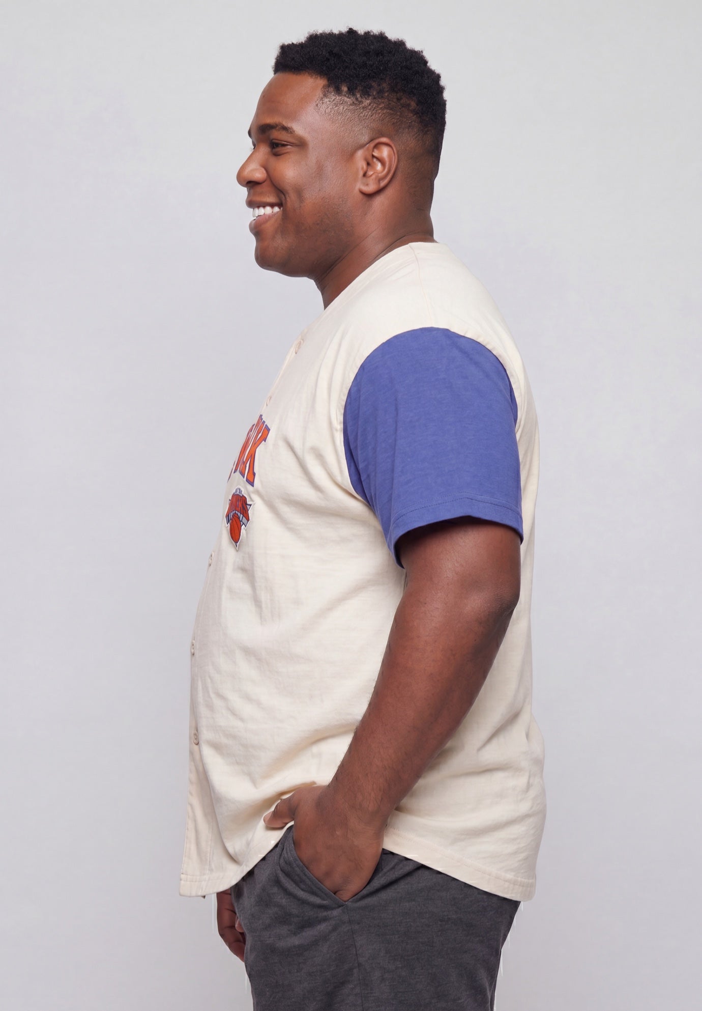 New York Knicks Baseball Jersey image number 2
