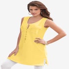 Henley Ultimate Tunic Tank image number null