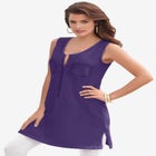 Henley Ultimate Tunic Tank image number null