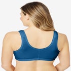 Leading Lady&reg; Meryl Cotton Front-Close Wireless Bra image number null
