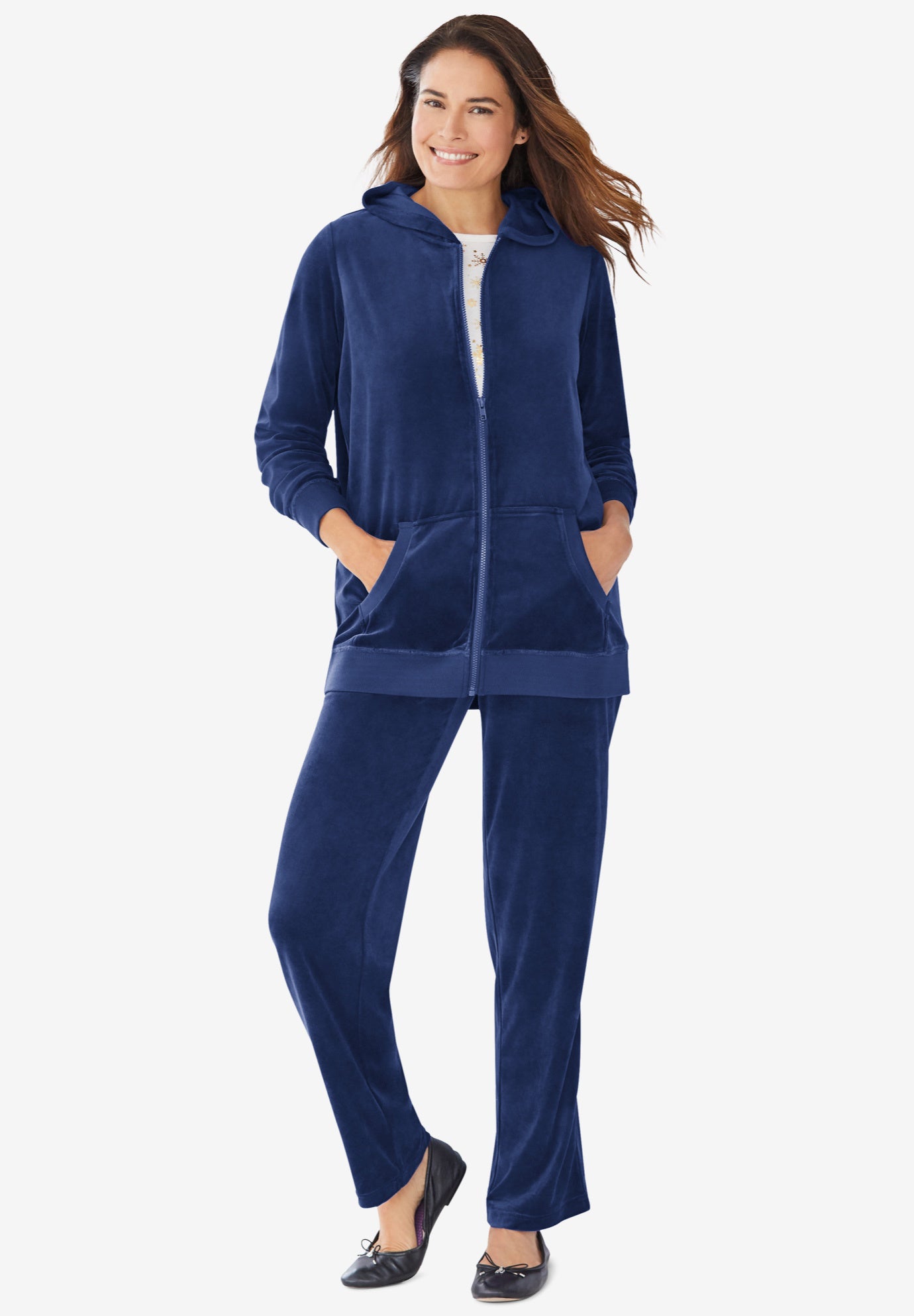 2-Piece Velour Hoodie Set image number 0