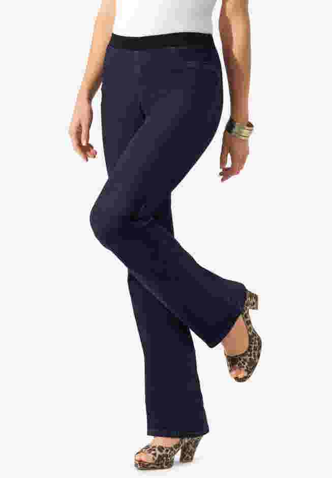 Plus Size Invisible Stretch® All Day Bootcut Jean image number 0